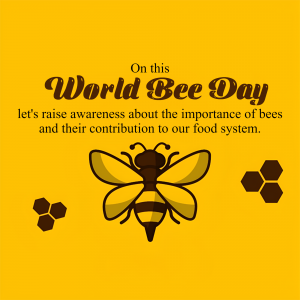 World Bee Day creative image