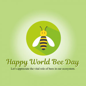 World Bee Day Facebook Poster