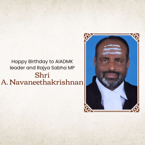 A. Navaneethakrishnan Birthday post