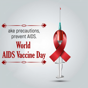 World AIDS Vaccine Day poster Maker