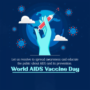 World AIDS Vaccine Day event advertisement