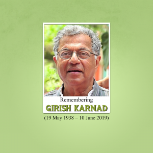 Girish Karnad Jayanti graphic