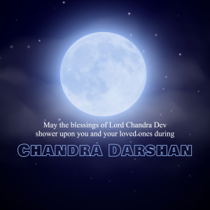 Chandra Darshan ad post