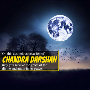Chandra Darshan greeting image