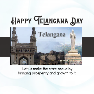 Telangana Foundation Facebook Poster