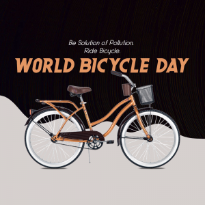World Bicycle Day creative image