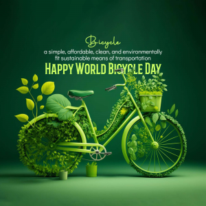 World Bicycle Day event advertisement