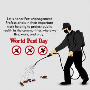 World Pest Day marketing flyer