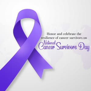 Cancer Survivors Day event poster