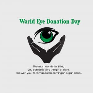 World Eye Donation Day greeting image