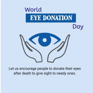 World Eye Donation Day graphic