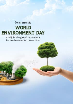World Environment Day marketing flyer