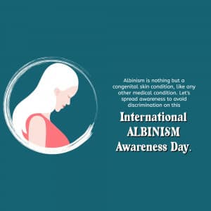 International Albinism Awareness Day event advertisement