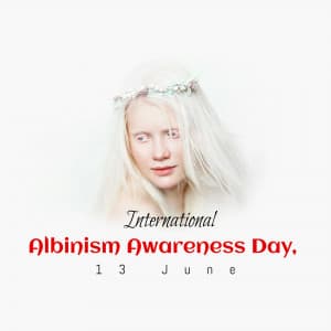 International Albinism Awareness Day Instagram Post