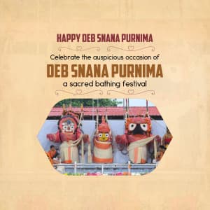 Debasnana Purnima flyer