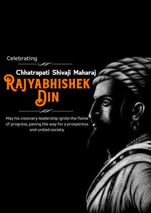 Chhatrapati Shivaji Maharaj Rajyabhisek din banner