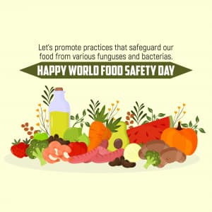 World Food Safety Day marketing poster