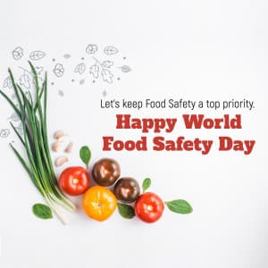 World Food Safety Day advertisement banner