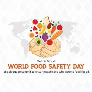 World Food Safety Day poster Maker