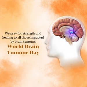 World Brain Tumour Day marketing poster