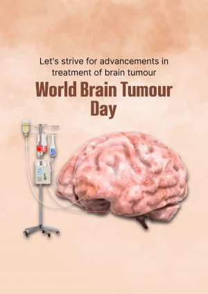 World Brain Tumour Day Facebook Poster