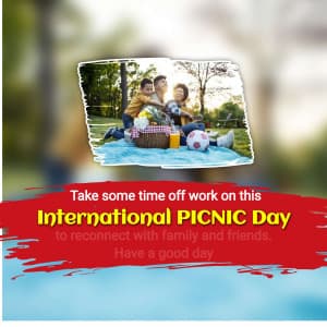 International Picnic Day Facebook Poster