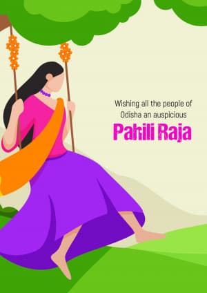 Pahili Raja event advertisement