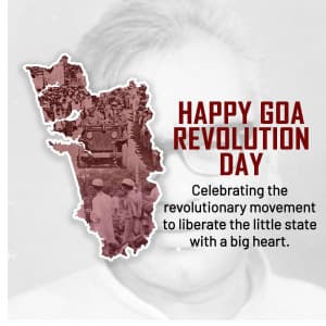 Goa revolution day Facebook Poster