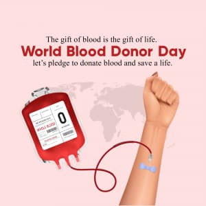 World Blood Donor Day creative image