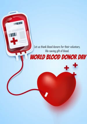 World Blood Donor Day Instagram Post