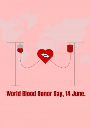 World Blood Donor Day event advertisement