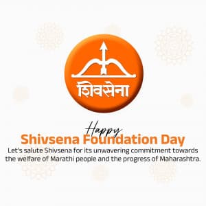 Shiv Sena Sthapna Day graphic