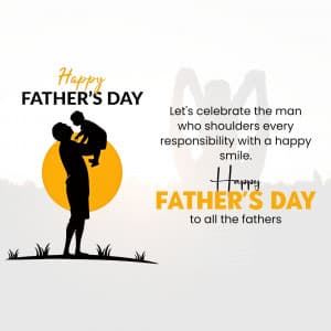 Father's day advertisement banner