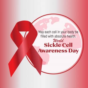 World Sickle Cell Awareness Day event advertisement