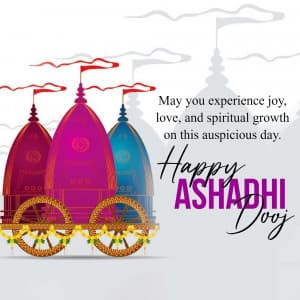 Ashadhi Bij Facebook Poster