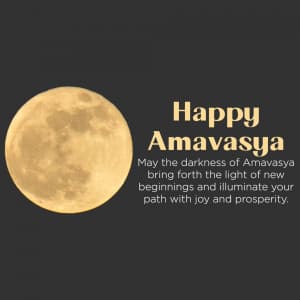 Amavasya event advertisement