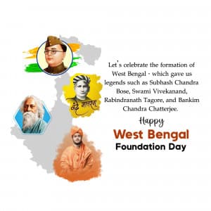 West Bengal Foundation Day Instagram Post