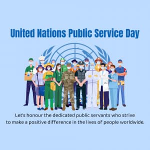 United Nations Public Service Day Instagram Post