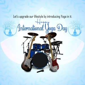 International Yoga day Facebook Poster