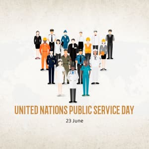 United Nations Public Service Day event advertisement