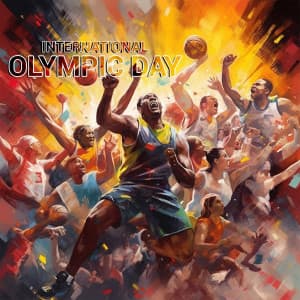 World Olympic Day - AI Generated post