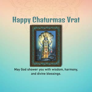 Chaturmas Vrat Facebook Poster