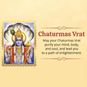 Chaturmas Vrat poster Maker