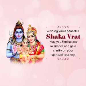 Shaka Vrat event advertisement