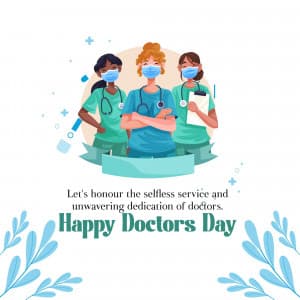 National Doctors’ Day event advertisement