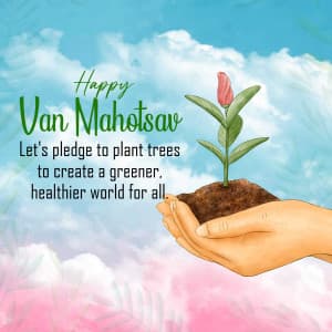 Van Mahotsav whatsapp status poster