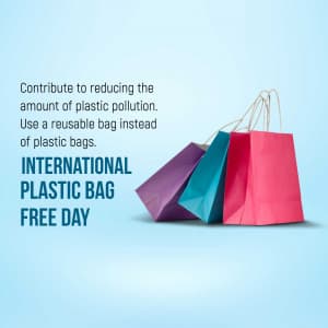 International Plastic Bag Free Day creative image