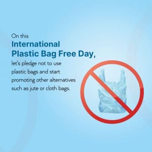 International Plastic Bag Free Day Facebook Poster