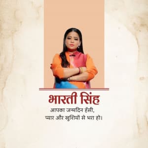 Bharti Singh Birthday poster