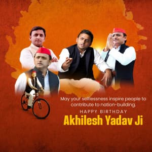 Akhilesh Yadav Birthday post